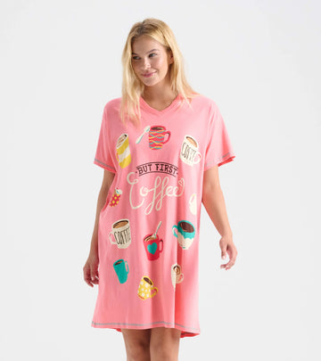 Little Blue House Cats Pajama Women's Sleepshirt